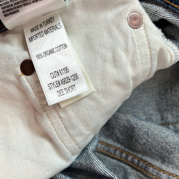 AGolde Dee High Rise Denim Shorts Size 32 NWT - Picture 12 of 14